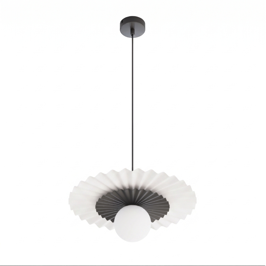Люстра на тросе UMBRA 1xG9/8W/230V чёрная/белая