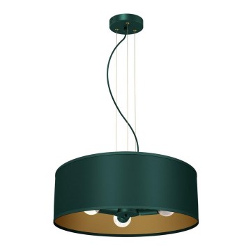 Люстра на тросе VERDE 3xE27/60W/230V зеленая