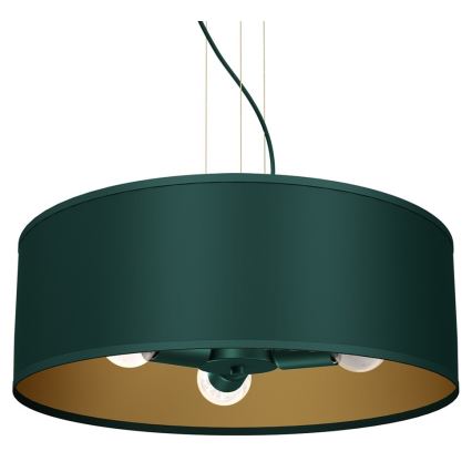 Люстра на тросе VERDE 3xE27/60W/230V зеленая