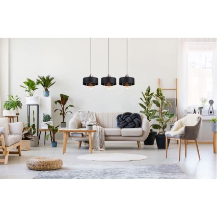 Люстра на тросе VEST 3xE27/60W/230V