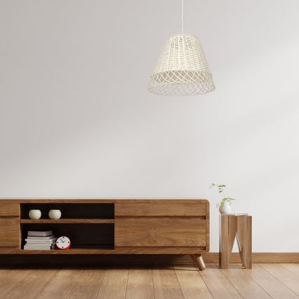 Люстра на тросе VIMINI 1xE27/40W/230V ротанг