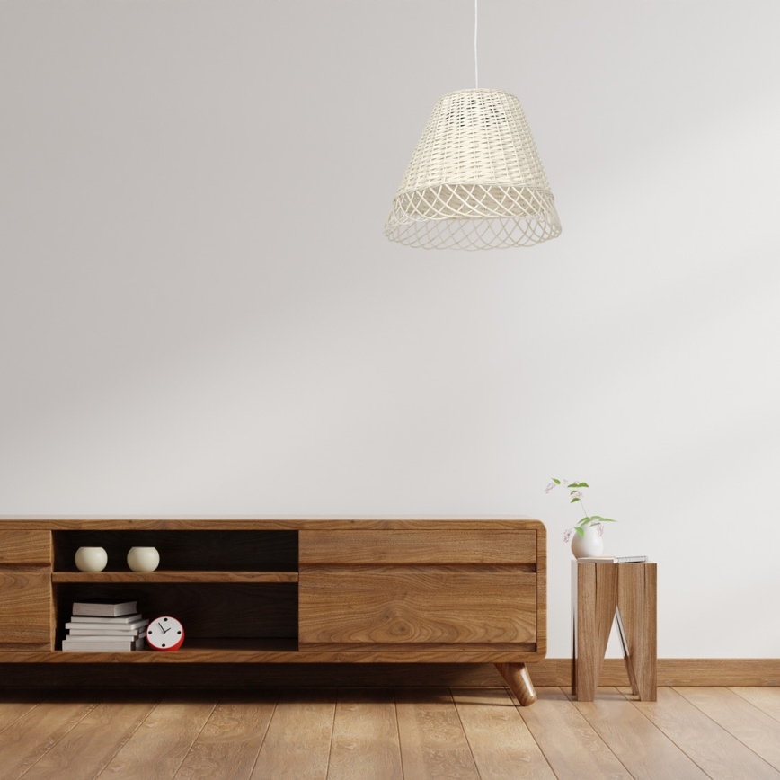 Люстра на тросе VIMINI 1xE27/40W/230V ротанг