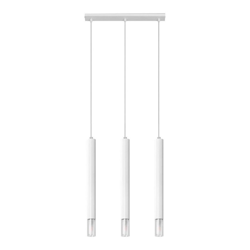 Люстра на тросе VIZIER 3xG9/40W/230V белая