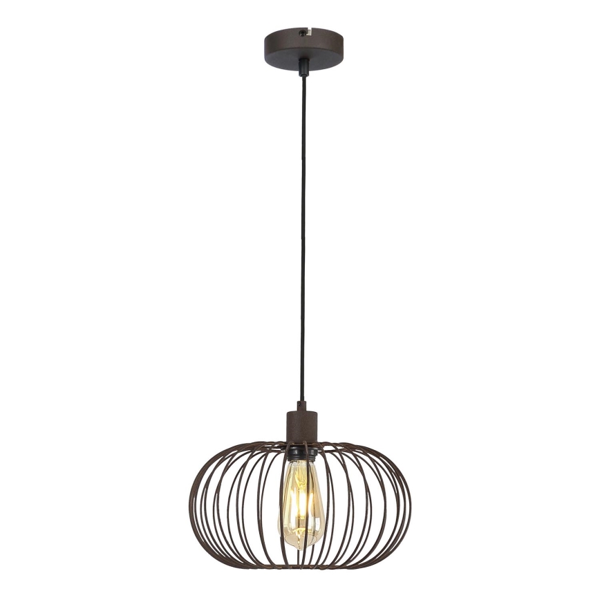 Люстра на тросе WIRE 1xE27/15W/230V коричневая