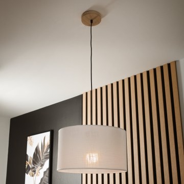 Люстра на тросі ANTONIO 1xE27/60W/230V дуб