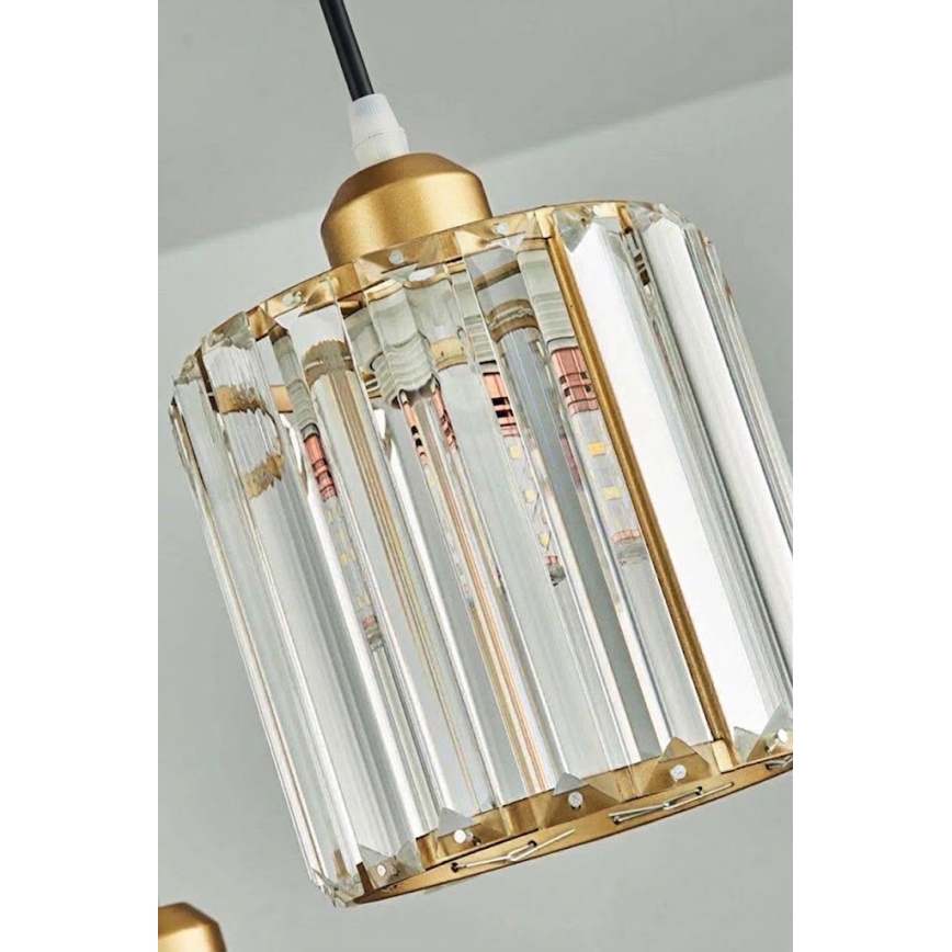 Lюстра на тросі BELLA 3xE27/40W/230V золота
