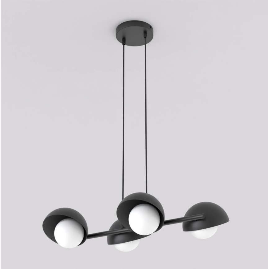 Люстра на тросі BOOM 4xG9/8W/230V чорна