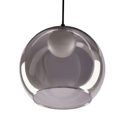 Люстра на тросі BRIN 1xG9/15W/230V димчато-чорна