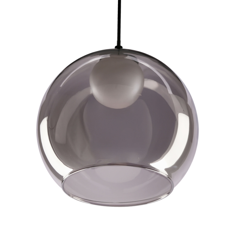 Люстра на тросі BRIN 1xG9/15W/230V димчато-чорна