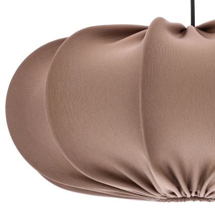 Люстра на тросі CAFEE 1xE27/40W/230V діаметр 52 см, коричнева