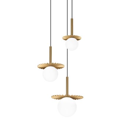 Люстра на тросі CHITA 3xG9/5W/230V золота