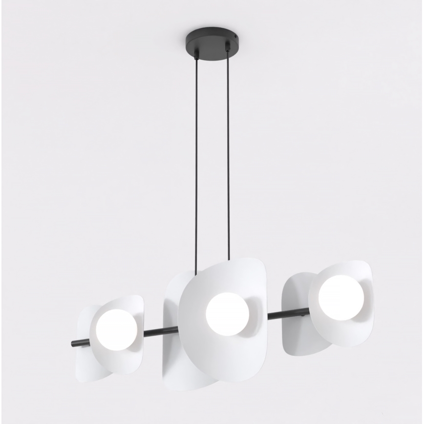 Люстра на тросі ELEMENTI 6xG9/8W/230V сіра