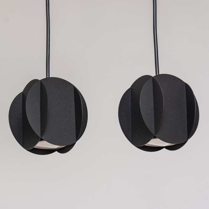 Люстра на тросі GAMBIT 4xGU10/10W/230V чорна