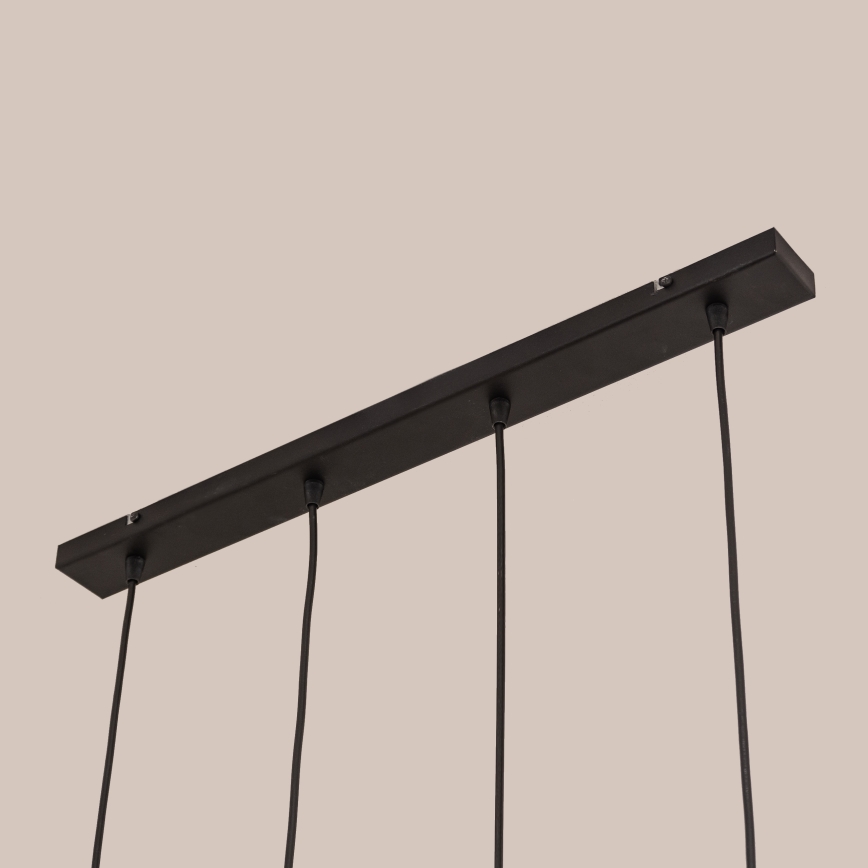 Люстра на тросі GAMBIT 4xGU10/10W/230V чорна