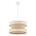 Люстра на тросі HALO 1xE27/60W/230V бежева/кремова