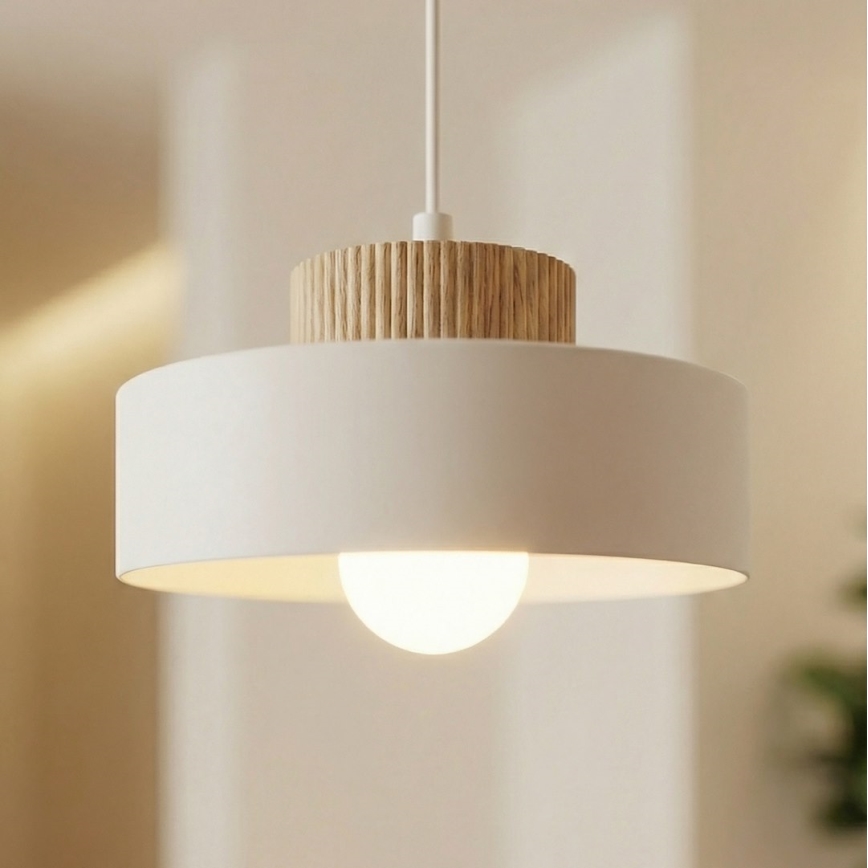 Люстра на тросі KIVI 1xE27/15W/230V біла