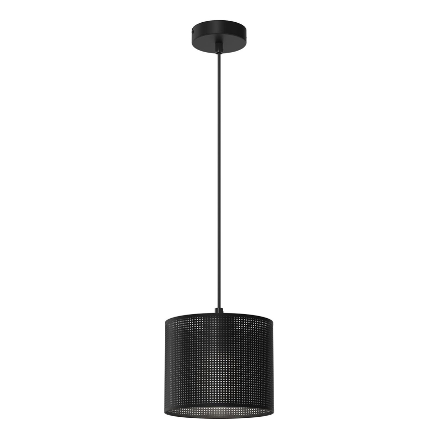 Люстра на тросі LOFT SHADE 1xE27/60W/230V діам. 18 см чорна