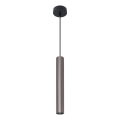 Люстра на тросі LUNGOMARE 1xGU10/10W/230V матовий хром