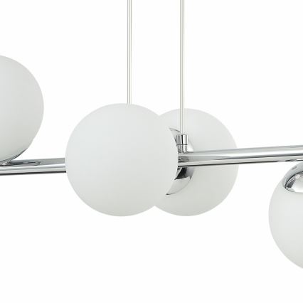 Люстра на тросі MADDIE 5xE14/5W/230V глянцевий хром