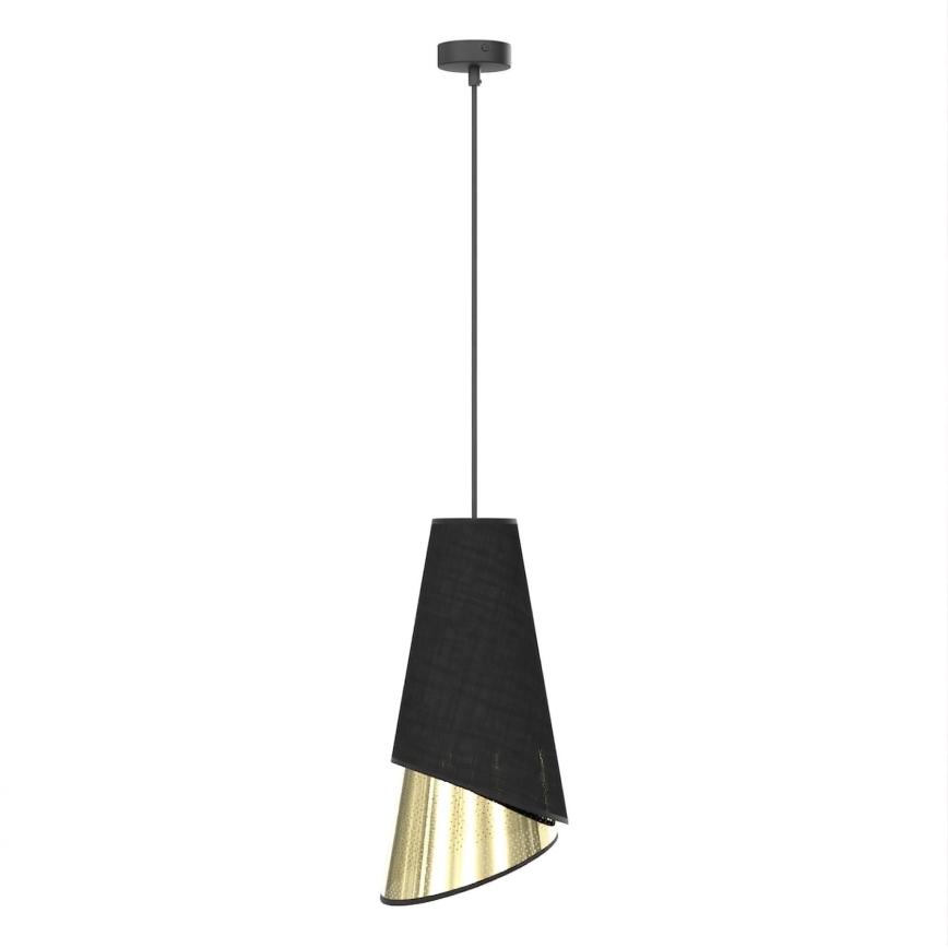 Люстра на тросі MODA 1xE27/15W/230V чорна/золота