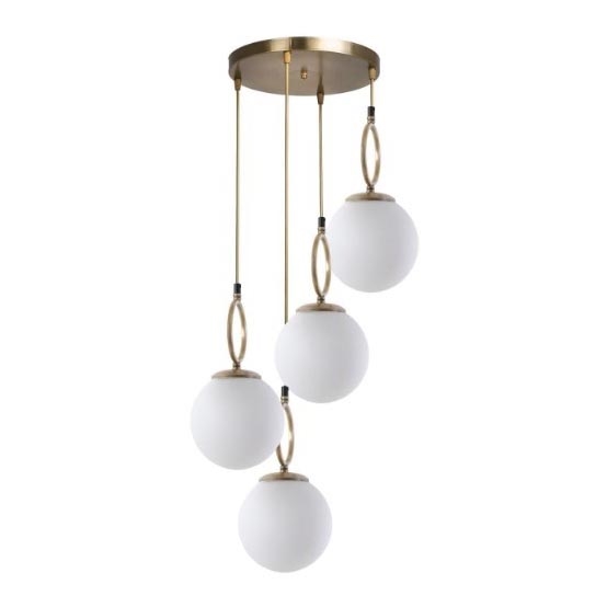 Люстра на тросі MORINO 4xE27/60W/230V