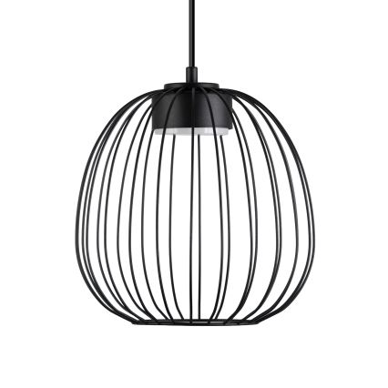 Люстра на тросі OVELLA 1xGX53/10W/230V діаметр 25 см чорна