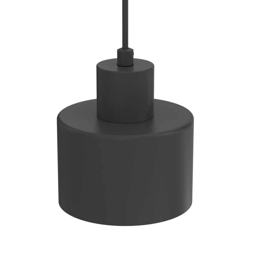 Люстра на тросі PARKLA 1xE27/15W/230V чорна