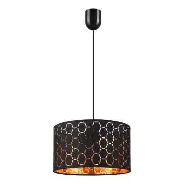 Люстра на тросі ULLE 1xE27/15W/230V чорна