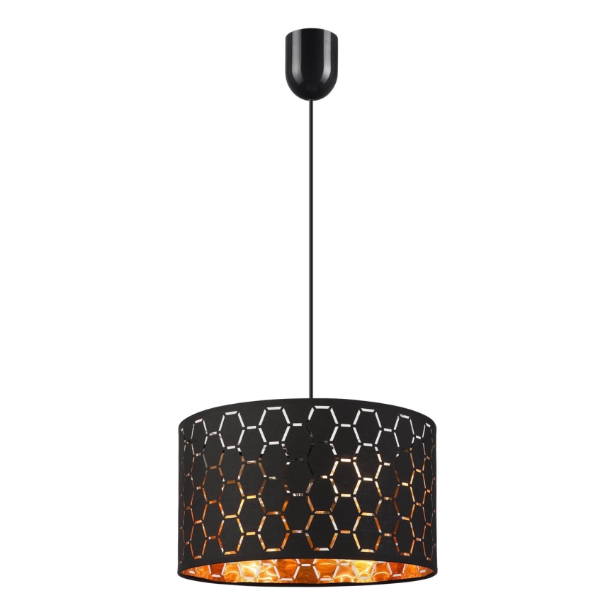 Люстра на тросі ULLE 1xE27/15W/230V чорна