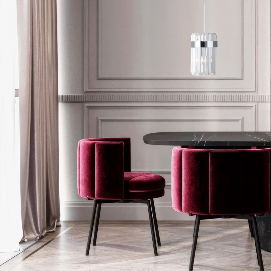 Люстра на тросі VETRO 1xE14/10W/230V глянцевий хром