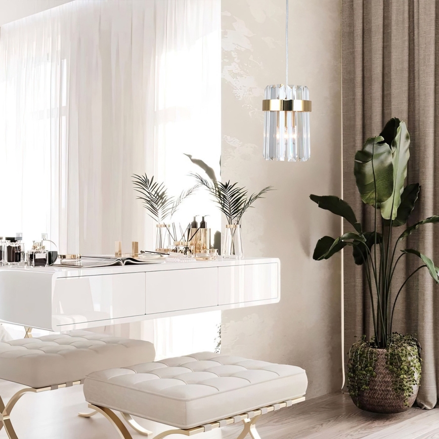 Люстра на тросі VETRO 1xE14/10W/230V золота