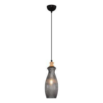 Люстра на веревке BOTTLE 1xE14/4W/230V дымчатая