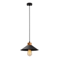 Люстра на веревке MANAVGAT 1xE27/40W/230V черная/коричневая
