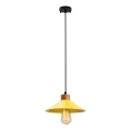 Люстра на веревке MANAVGAT 1xE27/40W/230V желтая/коричневая