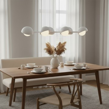 Люстра на кабелі BOOM 6xG9/8W/230V біла