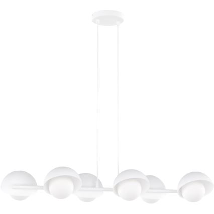 Люстра на кабелі BOOM 6xG9/8W/230V біла