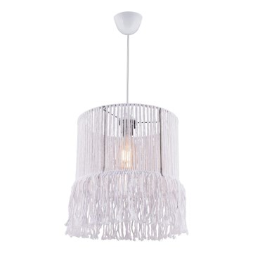 Люстра на канаті NESS MACRAME 1xE27/40W/230V біла