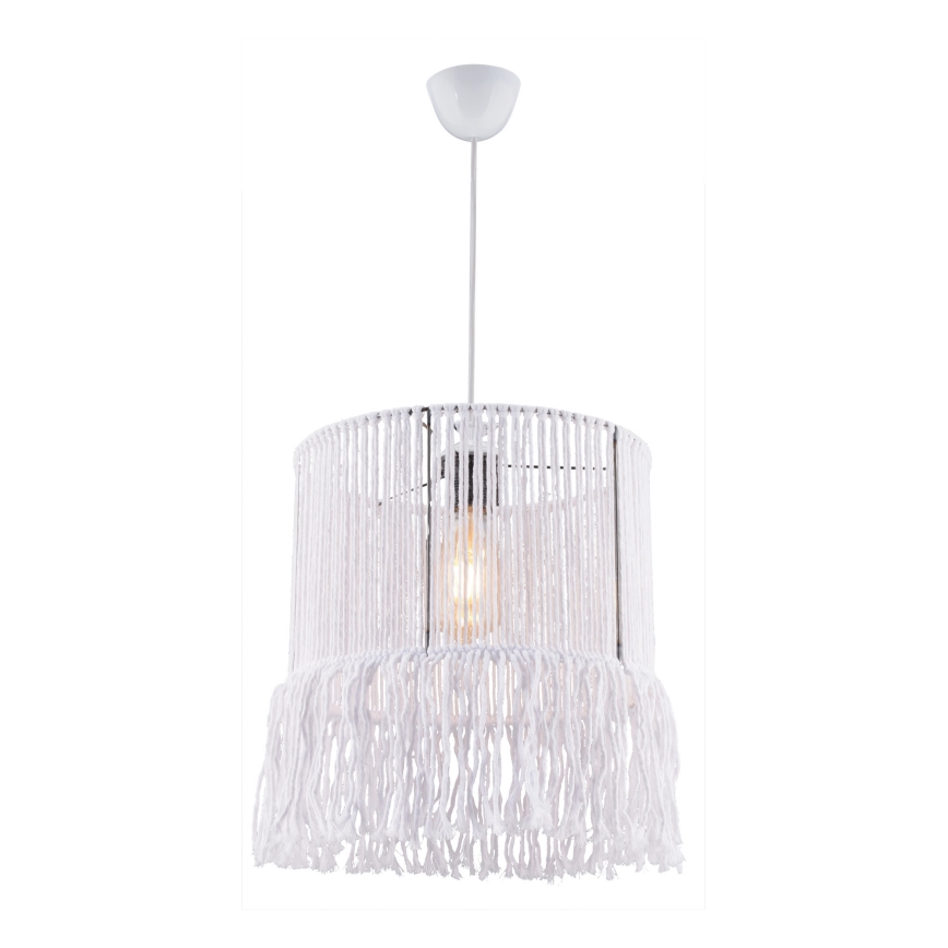 Люстра на канаті NESS MACRAME 1xE27/40W/230V біла