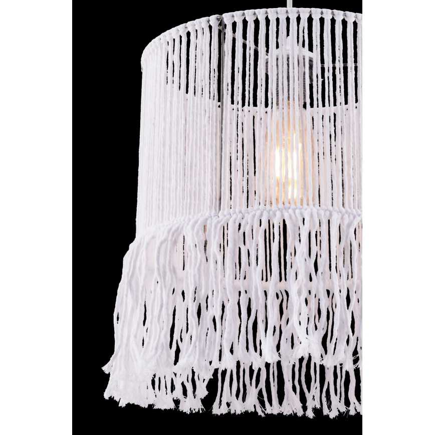Люстра на канаті NESS MACRAME 1xE27/40W/230V біла