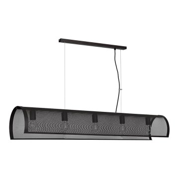 Люстра TUNNEL 5xE27/60W/230V чорний