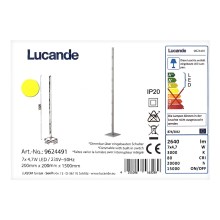 Lucande - LED Торшер з регулюванням яскравості MARGEAU 7xLED/4,7W/230V