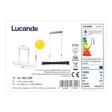 Lucande - Светодиодная подвесная люстра с регулированием яркости EBBA 5xLED/5W/230V