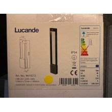 Lucande - Светодиодная уличная лампа с датчиком TEKIRO LED/14W/230V IP54