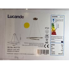 Lucande - Світлодіодна підвісна люстра з регулюванням яскравості MIRASU LED/58W/230V