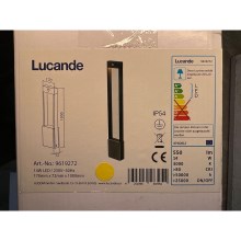 Lucande - Світлодіодна вулична лампа з датчиком TEKIRO LED/14W/230V IP54
