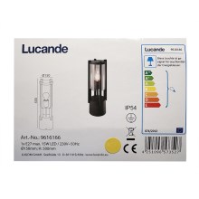Lucande - Уличная лампа BRIENNE 1xE27/15W/230V IP54