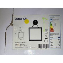 Lucande - Уличный светодиодный настенный светильник с датчиком MIRCO LED/13W/230V IP54