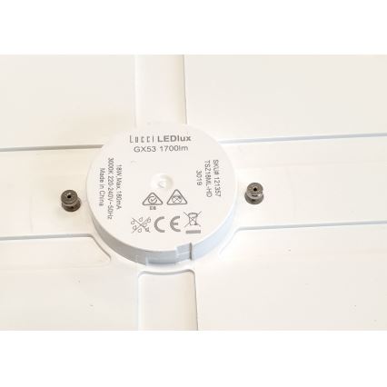 Lucci air 121357 - Светодиодный потолочный светильник для вентилятора LED/18W/230V