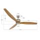 Lucci air 210506 - Потолочный вентилятор AIRFUSION AKMANI павловния/коричневый + дистанционное управление