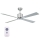 Lucci Air 210520 - Потолочный вентилятор AIRFUSION CLIMATE дерево/матовый хром + дистанционное управление